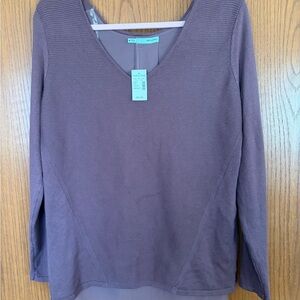 NWT! Maurices Pretty Purple  V-Neck Sweater